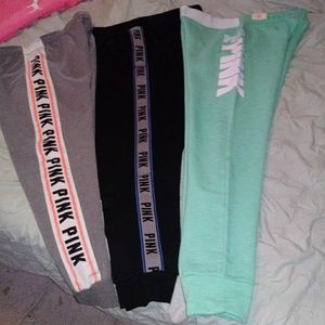 VS PINK joggers
